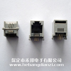 RJ11�� 4P�Pʽ(6P4C)